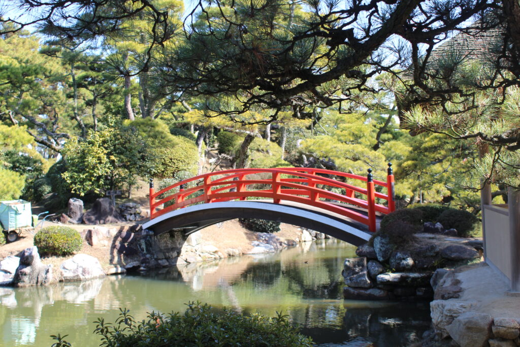 日本庭園の美しい中津万象園